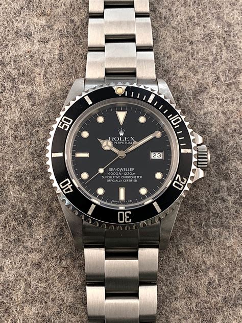 rolex sea dweller triple 6|rolex 16660.